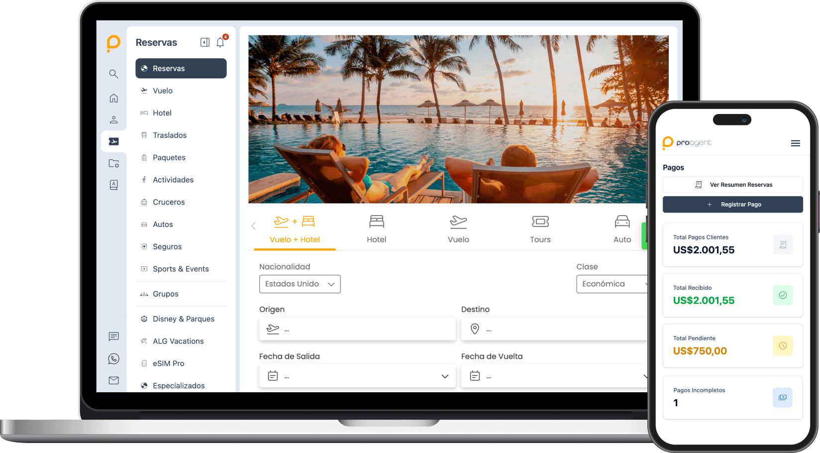 ProAgent en dispositivos